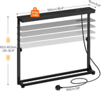 Slim Console Table with Adjustable Height Behind Sofe (Set of 2)