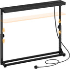 Slim Console Table with Adjustable Height Behind Sofe (Set of 2)