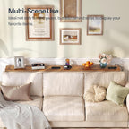 Slim Console Table with Adjustable Height Behind Sofe (Set of 2)