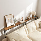 Slim Console Table with Charging Station