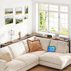 Slim Console Table with Charging Station 180CM
