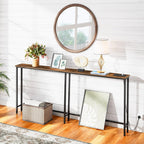 Slim Console Table with Charging Station 180CM