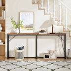 Slim Console Table with Charging Station 180CM