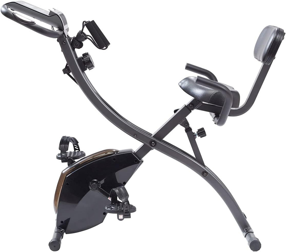 Slim Cycle 2-In-1 Stationary Flat Fold Exercise Bike