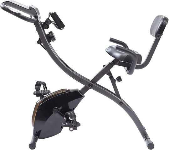 Slim Cycle 2-In-1 Stationary Flat Fold Exercise Bike