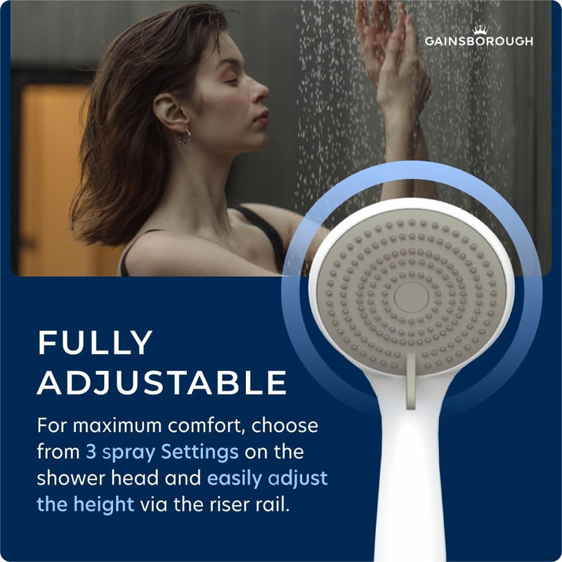 Slim Duo Electric Shower 10.5KW Polar
