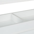 Slim Rolling Cabinet 3 Compartments 2 Shelves 71x70x20