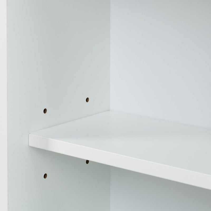 Slim Rolling Cabinet 3 Compartments 2 Shelves 71x70x20
