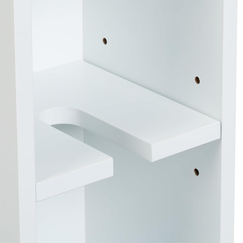 Slim Rolling Cart Toilet Brush Holder 79x17x75CM