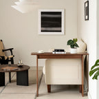 Slim Solid Oak Console Table for Entryway Narrow