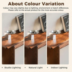 Slim Solid Oak Console Table for Entryway Narrow