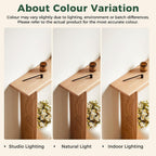 Slim Solid Oak Console Table for Entryway Narrow