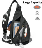 Sling Bags for Men 8 Pockets One Shoulder