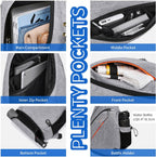 Sling Bags for Men 8 Pockets One Shoulder