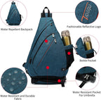 Sling Bags for Men 8 Pockets One Shoulder