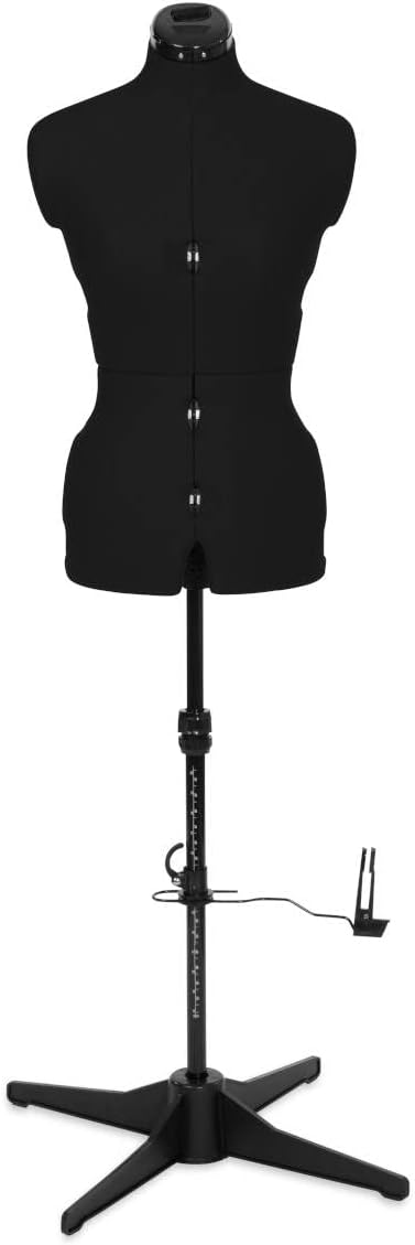 Small Adjustable Dressmakers Dummy in Plain Fabric