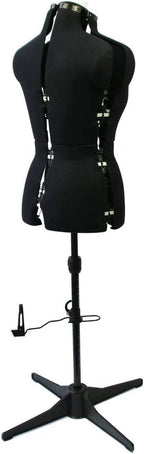 Small Adjustable Dressmakers Dummy in Plain Fabric