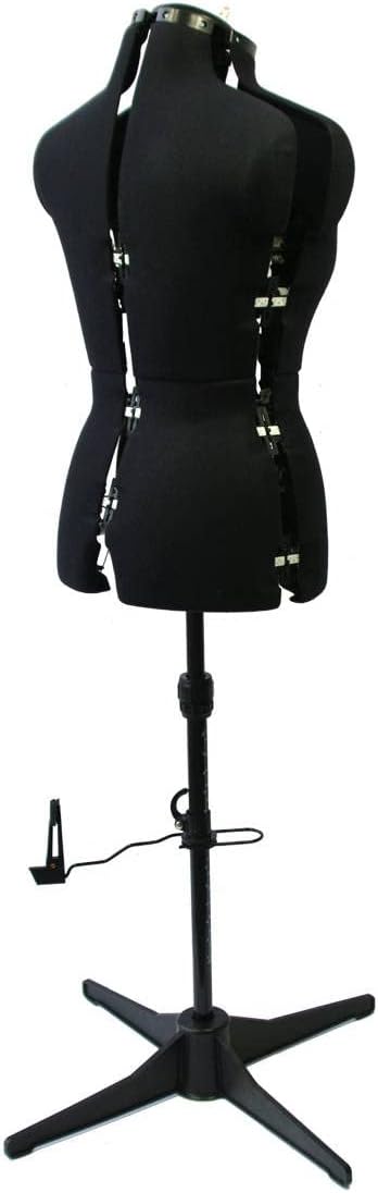 Small Adjustable Dressmakers Dummy in Plain Fabric