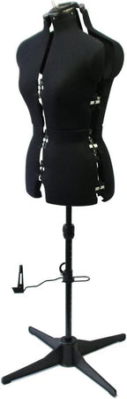 Small Adjustable Dressmakers Dummy in Plain Fabric