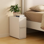 Small Bedside Table Slim with 3 Drawers Assembled