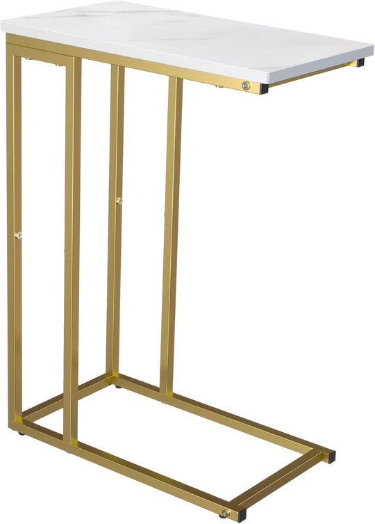 Small C Shaped End Table Slim Narrow Couch