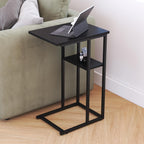 Small C Shaped End Table Slim Narrow Couch