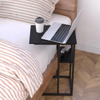 Small C Shaped End Table Slim Narrow Couch