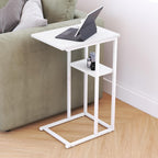 Small C Shaped End Table Slim Narrow Couch