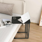 Small C Shaped End Table Slim Narrow Couch
