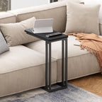 Small C Shaped End Table Slim Narrow Couch