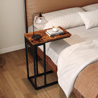 Small C Shaped End Table Slim Narrow Couch