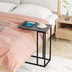 Small C Shaped End Table Slim Narrow Couch