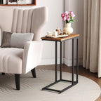 Small C Shaped End Table Slim Narrow Couch