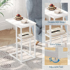 Small C Shaped End Table Slim Narrow Couch
