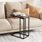 Small C Shaped End Table Slim Narrow Couch