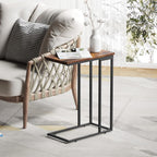 Small C Shaped End Table Slim Narrow Couch