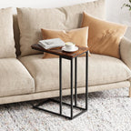 Small C Shaped End Table Slim Narrow Couch