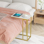Small C Shaped End Table Slim Narrow Couch