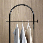 Small Clothes Rail Clothing Rack with Marble Base