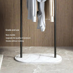 Small Clothes Rail Clothing Rack with Marble Base