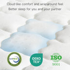 Small Double Mattress 10.3 Inch Hybrid 4FT