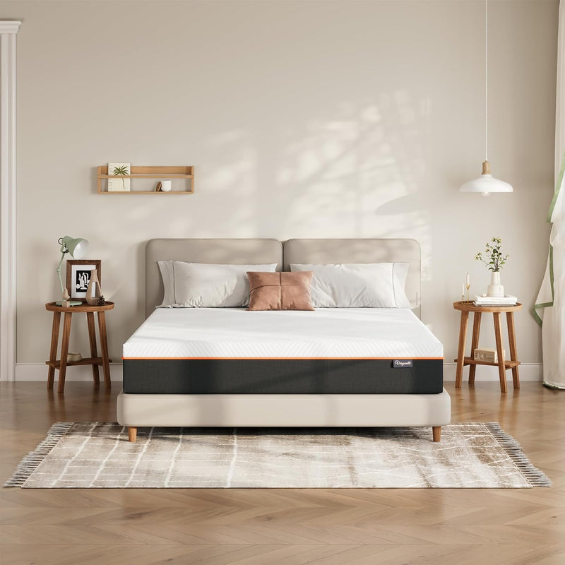 Mattress Memory Foam Medium 90x190x18CM Cooling Gel