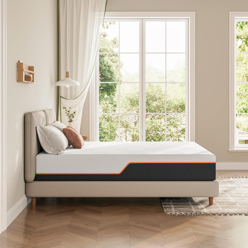 Mattress Memory Foam Medium 90x190x18CM Cooling Gel