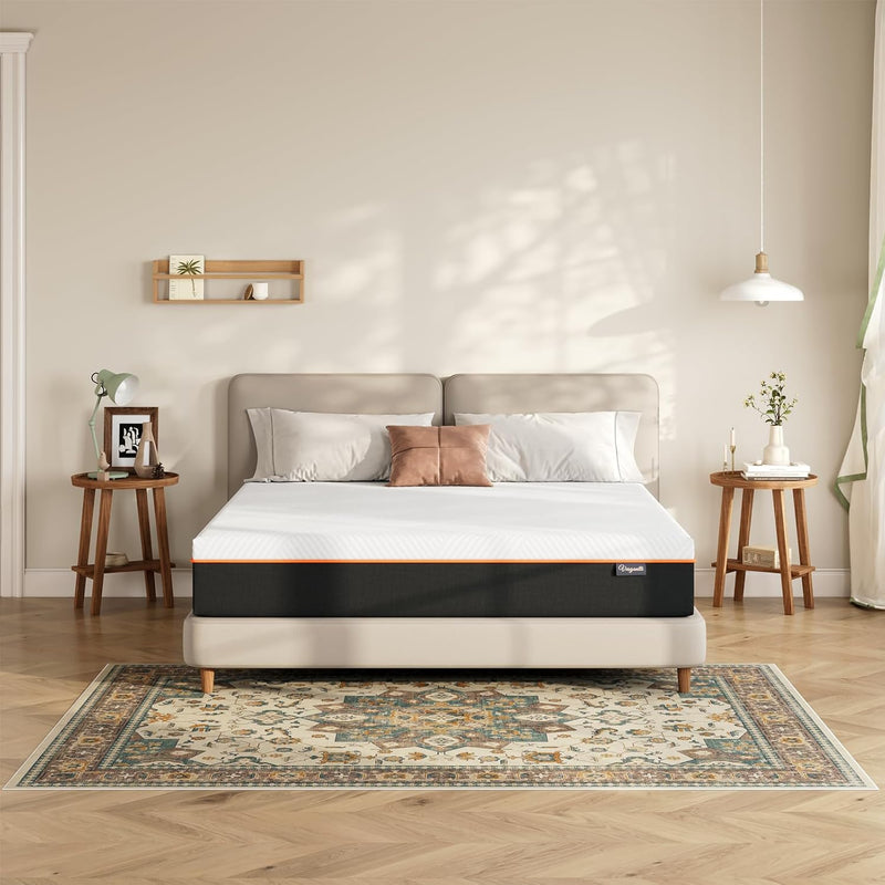 Mattress Memory Foam Medium 90x190x18CM Cooling Gel