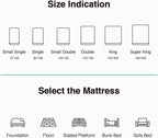 Small Double Mattresses 9.8 Inch Deep Pocket Sprung