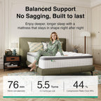 Small Double Mattresses 9.8 Inch Deep Pocket Sprung