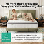 Small Double Mattresses 9.8 Inch Deep Pocket Sprung