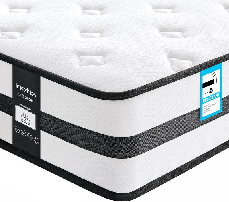 Mattress Memory Foam Hybrid Sprung