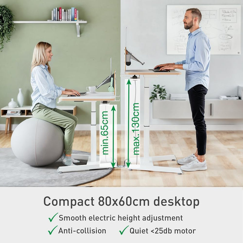 Small Foldable Sit Stand Desk Compact Laptop