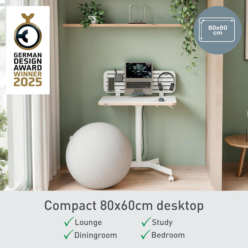 Small Foldable Sit Stand Desk Compact Laptop